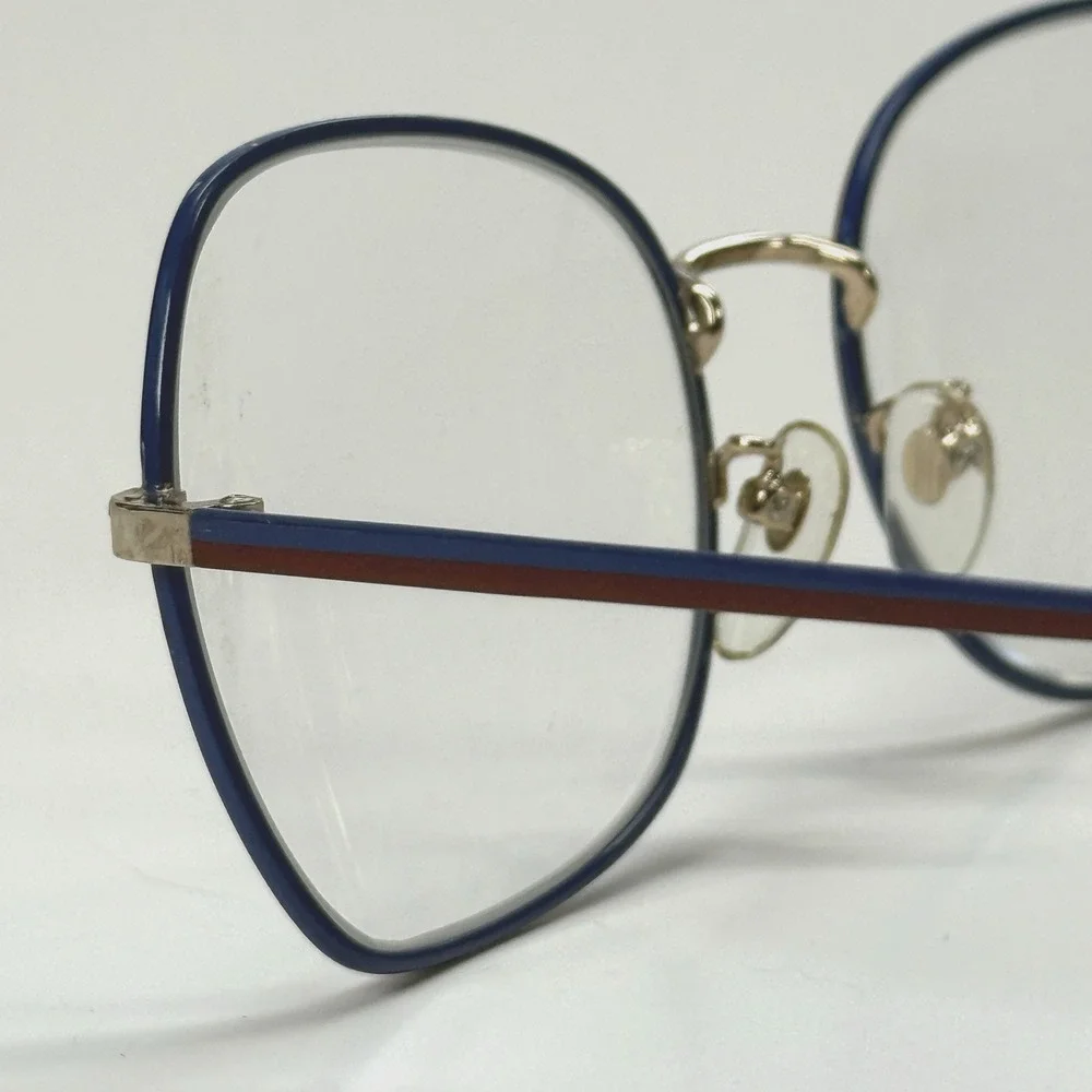 TURA MOD 272 Eyeglasses‎ Frame Only 5 3/4 55-18-145 OA Blue Red Made in Japan